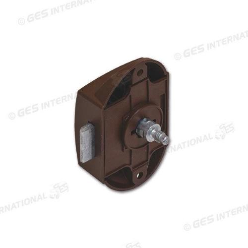 PUSH-LOCK BILATERALE MARRONE