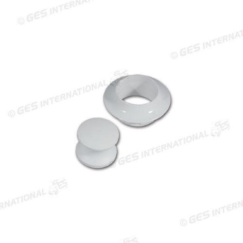 ROSETTA+PULSANTE PER PUSH-LOCK BIANCA