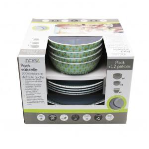 KIT PIATTI IN MELAMINA 12PZ PAON