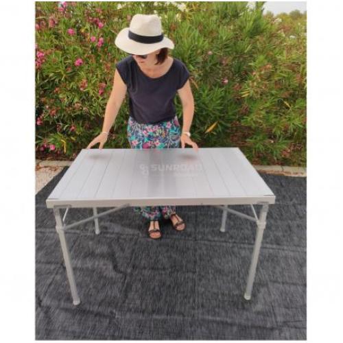 TAVOLO FLEX ALLUMINIO PIEGHEVOLE 113X70