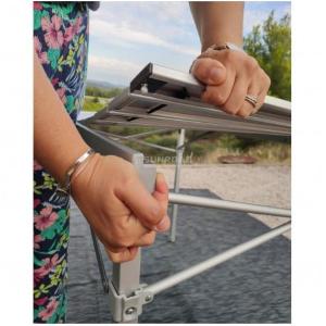 TAVOLO FLEX ALLUMINIO PIEGHEVOLE 113X70