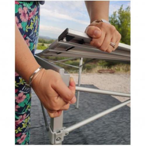 TAVOLO FLEX ALLUMINIO PIEGHEVOLE 113X70