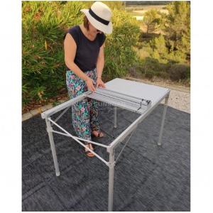 TAVOLO FLEX ALLUMINIO PIEGHEVOLE 113X70