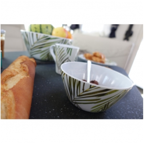 KIT PIATTI IN MELAMINA 12PZ TROPICAL