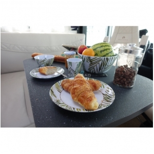 KIT PIATTI IN MELAMINA 12PZ TROPICAL