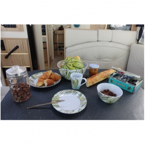 KIT PIATTI IN MELAMINA 12PZ TROPICAL