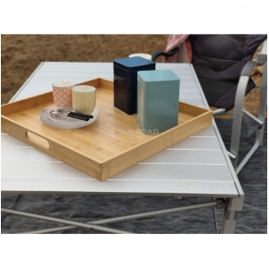 TAVOLINO IN BAMBOU PER SGABELLO PIEGHEVOLE GAIA