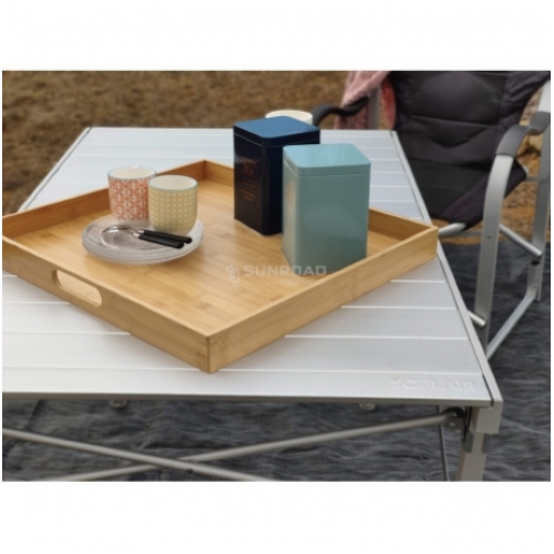 TAVOLINO IN BAMBOU PER SGABELLO PIEGHEVOLE GAIA