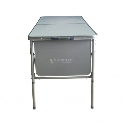 TAVOLO PIEGHEVOLE VALIGIA CON PROLUNGHE 120X60