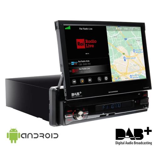 AUTORADIO MULTIMEDIALE CON NAVIGATORE 1DIN M-AN6560