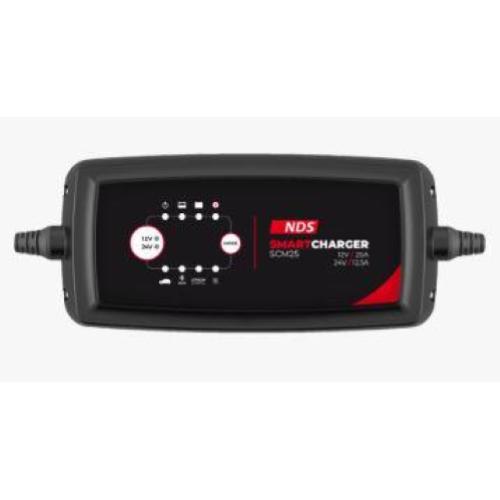 CARICA BATTERIE AUTOMATICO SMART CHARGER 25A – 12,5A SCM25