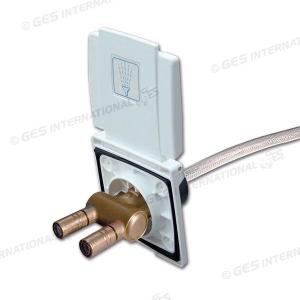 PRESA ESTERNA ACQUA CON MISCELATORE TUBO 150MM ATT. PORTA GOMMA 15MM