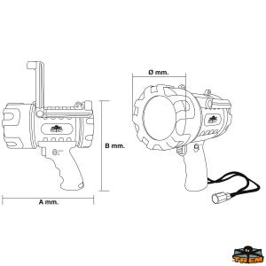 PROIETTORE A LED IMPERMEABILE 840LM