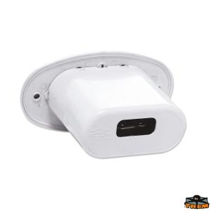 TROMBA ELETTRICA DA INCASSO OVALE BIANCA