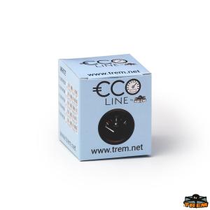 INDICATORE TEMPERATURA ACQUA ECO LINE INCASSO 52 MM NERO