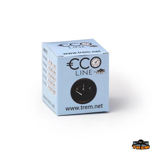 INDICATORE TEMPERATURA ACQUA ECO LINE INCASSO 52 MM NERO