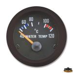 INDICATORE TEMPERATURA ACQUA ECO LINE INCASSO 52 MM NERO
