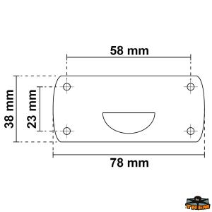 FANALE 12V “POLE EASY LED 360°” A 360°20MT ASTA ABBATTIBILE 600MM BIANCO