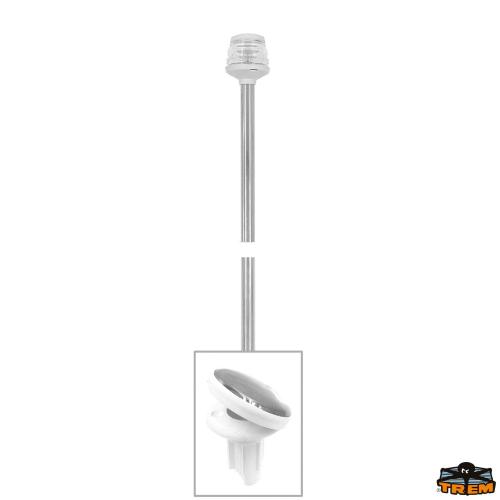 FANALE A LED 12V “POLE EASY LED 360°” A 360°20MT ASTA BAIONETTA 600MM BIANCO