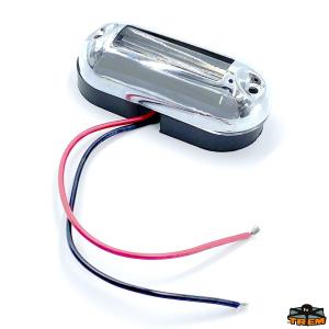 LUCE SUBACQUEA LED BIANCO FISSAGGIO PIANO 9LED