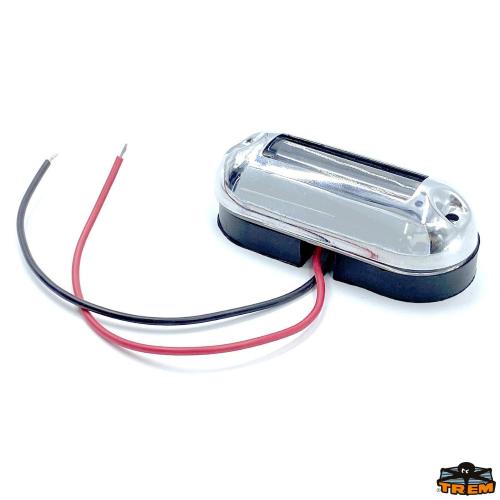 LUCE SUBACQUEA LED BIANCO FISSAGGIO PIANO 9LED