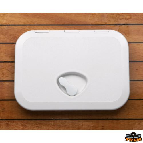 SPORTELLO STAGNO FORI COPERTI BIANCO 270X375MM