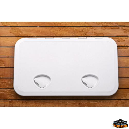 SPORTELLO STAGNO FORI COPERTI BIANCO 606X353MM