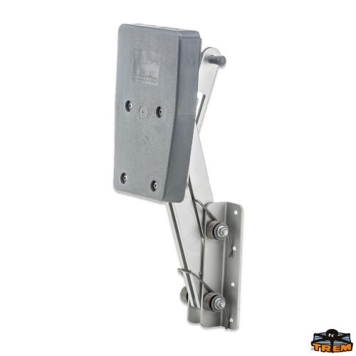 SUPPORTO MOTORE AUSILIARIO A RIBALTA ALLUMINIO TAVOLA IN PLASTICA ALTA RESISTENZA