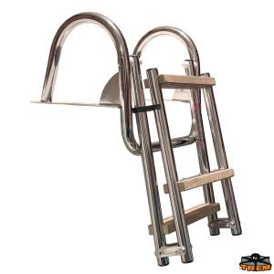 SCALETTA PIEGHEVOLE A RIBALTA 3 GRADINI CON MANIGLIONI STRETTA