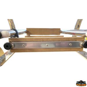 SCALETTA PIEGHEVOLE A RIBALTA 3 GRADINI CON MANIGLIONI STRETTA