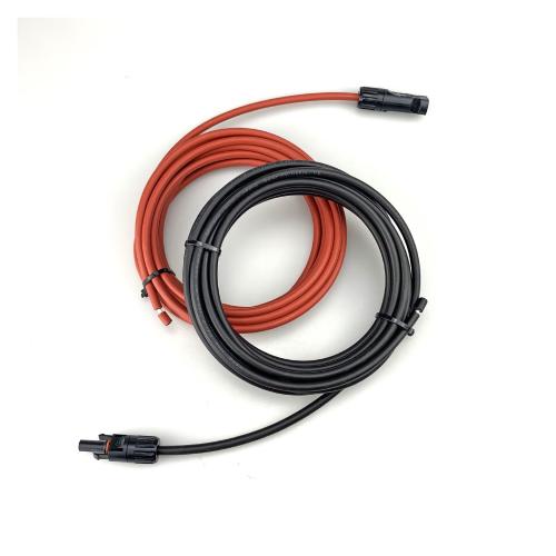 CONNETTORE MC4 PER PANNELLO SOLARE KIT PROLUNGA CON CAVI 4,5MT