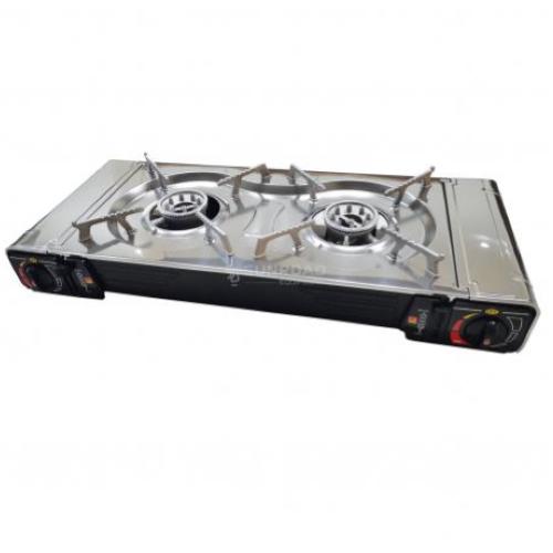 FORNELLO DA CAMPEGGIO A CARTUCCE DOPPIO INCASA 