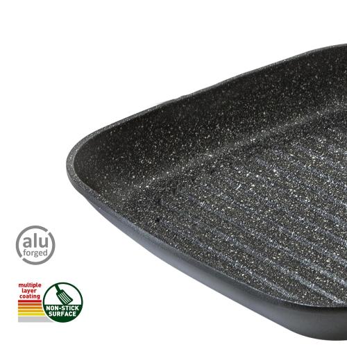 BISTECCHIERA PIRATE SQUARE GRILL 28X28CM 0806099N