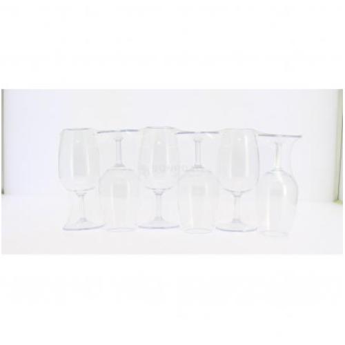 CONFEZIONE 6 BICCHIERI 22CL TRITAN DA VINO DA DEGUSTAZIONE