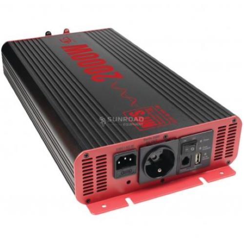 INVERTER ONDA SINUSOIDALE PURA 12V/230V 2000W CON MPS