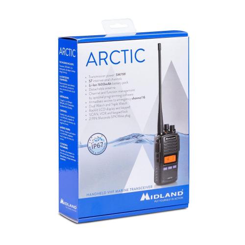 VHF MARINO PORTATILE MIDLAND ARCTIC