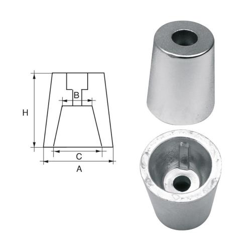 ANODO PER ASSI E ELICHE RADICE Ø 40MM