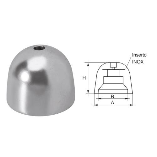 ANODO PER ASSI E ELICHE VETUS F-BC-1 Ø 68MM