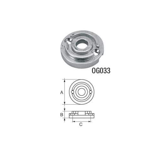 ANODO PER ASSI E ELICHE VETUS F-BC-5 SET0150 Ø 56MM