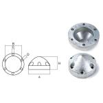 ANODO PER ASSI E ELICHE MAX PROP 3 PALE Ø 42 MM