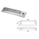 ANODO PER MOTORI HONDA FH-2 O.C.06411-ZV-5000 HP 40-50 150X35X16MM ALU