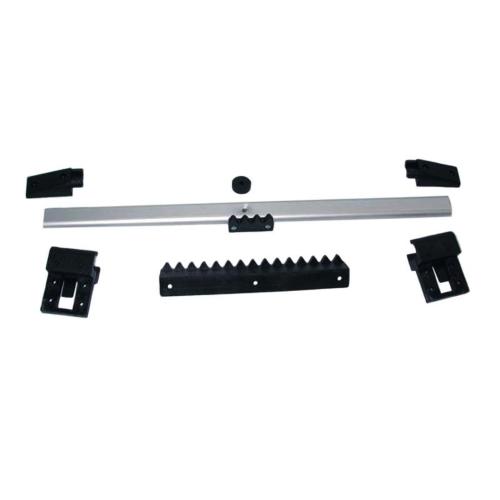 GUIDA TAVOLO STILO IN ALLUMINIO TERMINALI NERI