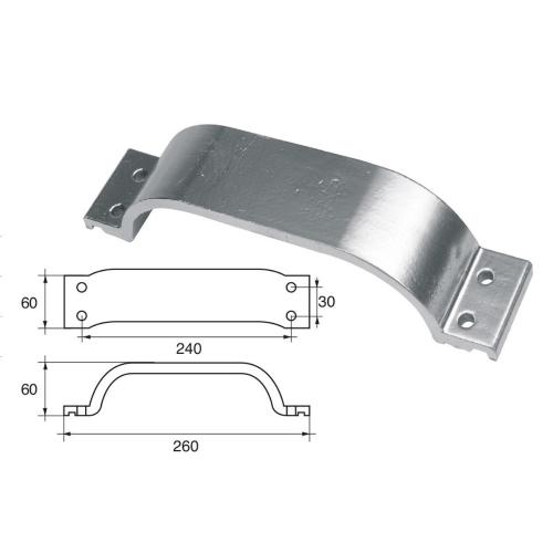 ANODO PER MOTORI MERCURY MERCRUISER FM-25 O.C.89949A1 HP150-200 260X60X60MM
