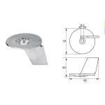 ANODO PER MOTORI SUZUKI FM-6/S O.C.55125-96310 HP 20-30 80X70X52MM ZINCO