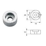 ANODO PER MOTORI SUZUKI O.C.11130-94600 DA HP 4-6 A 140-250 20X19X10MM ZINCO