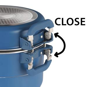 POPOTE SET DI PENTOLE CAREZZA MAGNETOGRIP 7+1 Ø 22 0804092N ADATTO A INDUZIONE!