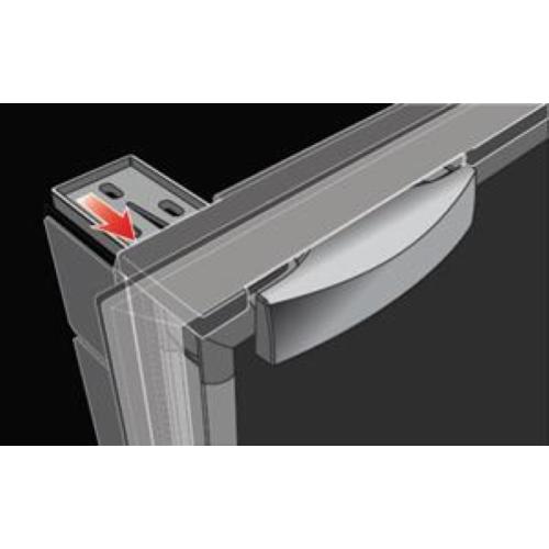 FRIGORIFERO COMPRESSORE DA INCASSO C39I NERO