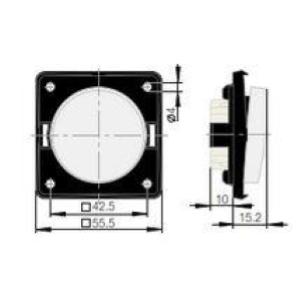 INTERRUTTORE 12V BIANCO BERKER