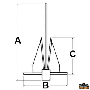 ANCORA "DANFORTH" KG.6