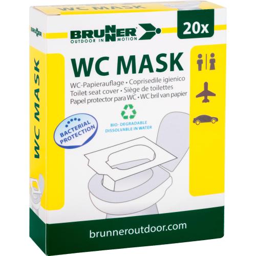 COPRI SEDILE IGIENICO WC IN CARTA CONFEZIONE 20PZ WC MASK 0402031N